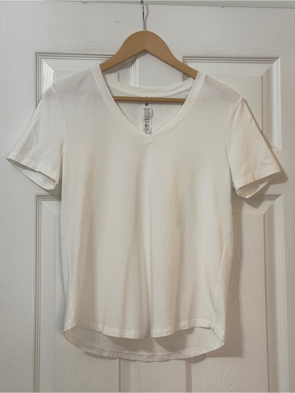 Lululemon Love white v-neck tee